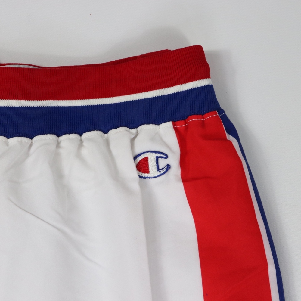 Vtg Champion Mens 36 Detroit Pistons Pants White - Picture 4 of 8